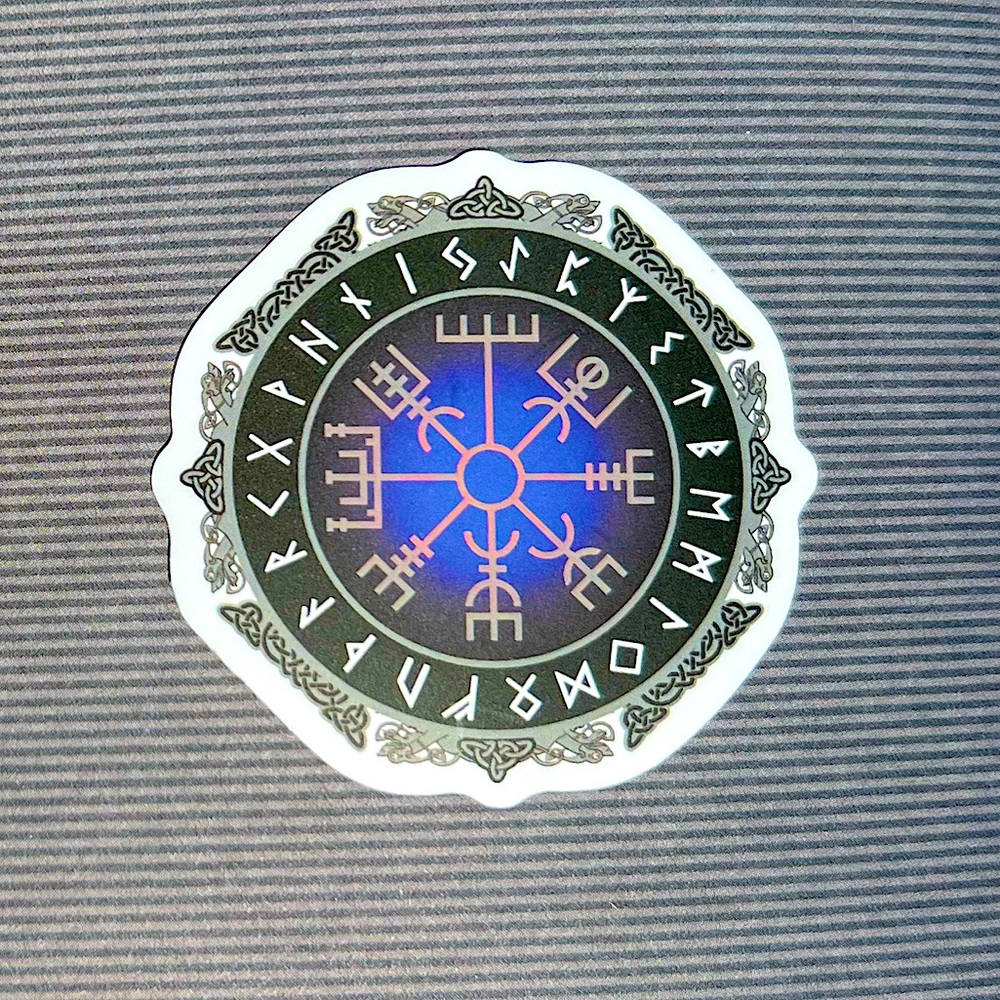 Heritage Old Norse God Rune Ancient Writing Celtic Art Single Sticker